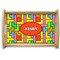 Tetromino Natural Wooden Tray - Small (Personalized)