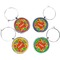 Tetromino Wine Charms (Set of 4) (Personalized)