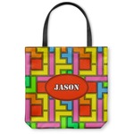 Tetromino Canvas Tote Bag - Small - 13"x13" (Personalized)