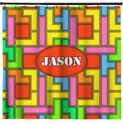 Tetromino Shower Curtain (Personalized)