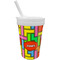 Tetromino Sippy Cup with Straw (Personalized)