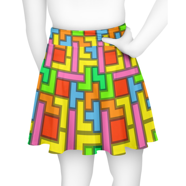 Tetromino Skater Skirt - Back