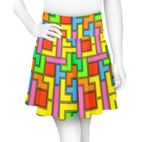 Custom Tetromino Skater Skirt - X Small