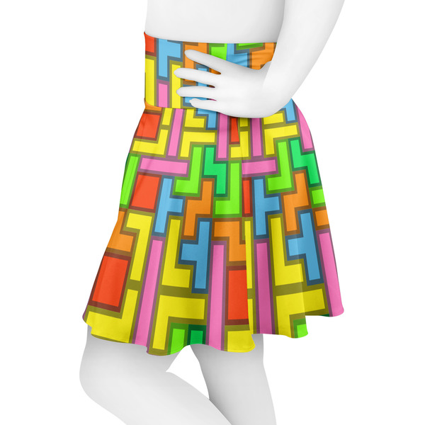 Tetromino Skater Skirt - Side