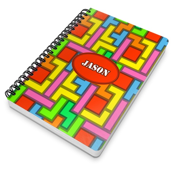 Tetromino Spiral Journal 7 x 10 - Main