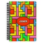 Tetromino Spiral Notebook (Personalized)