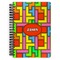 Tetromino Spiral Journal Large - Front View
