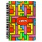 Tetromino Spiral Notebook (Personalized)