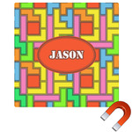 Tetromino Square Car Magnet - 10" (Personalized)