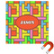 Tetromino Square Car Magnet - 6" (Personalized)