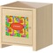 Tetromino Square Wall Decal on Wooden Cabinet