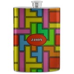 Tetromino Stainless Steel Flask (Personalized)