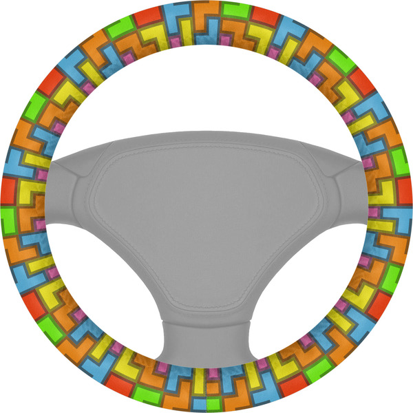 Custom Tetromino Steering Wheel Cover