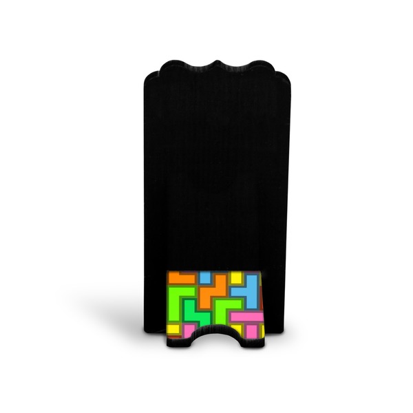 Tetromino Stylized Phone Stand - Back