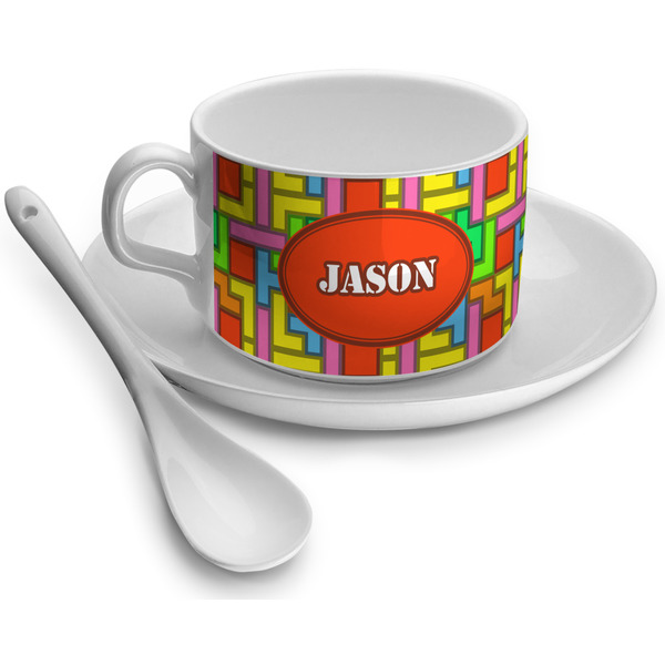Custom Tetromino Tea Cup - Single (Personalized)