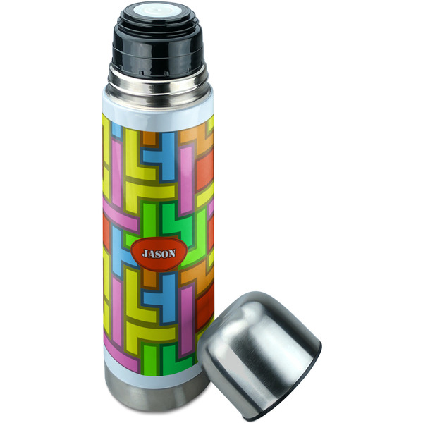 Tetromino Thermos - Lid Off