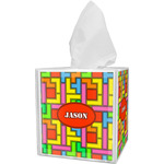 Tetromino Tissue Box Cover (Personalized)