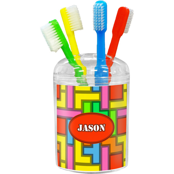 Custom Tetromino Toothbrush Holder (Personalized)