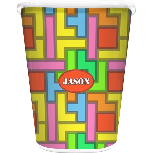 Custom Tetromino Waste Basket (Personalized)
