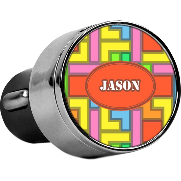 Custom Tetromino USB Car Charger (Personalized)