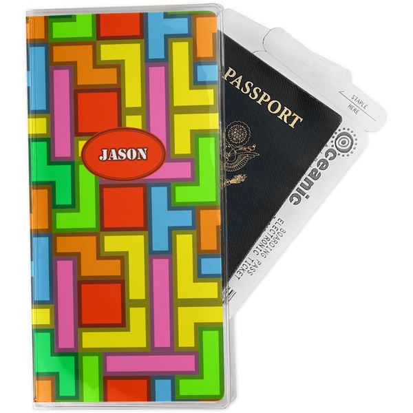 Custom Tetromino Travel Document Holder