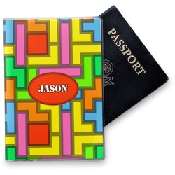 Tetromino Vinyl Passport Holder (Personalized)