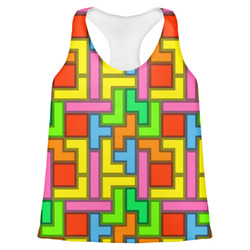 Tetromino Womens Racerback Tank Top
