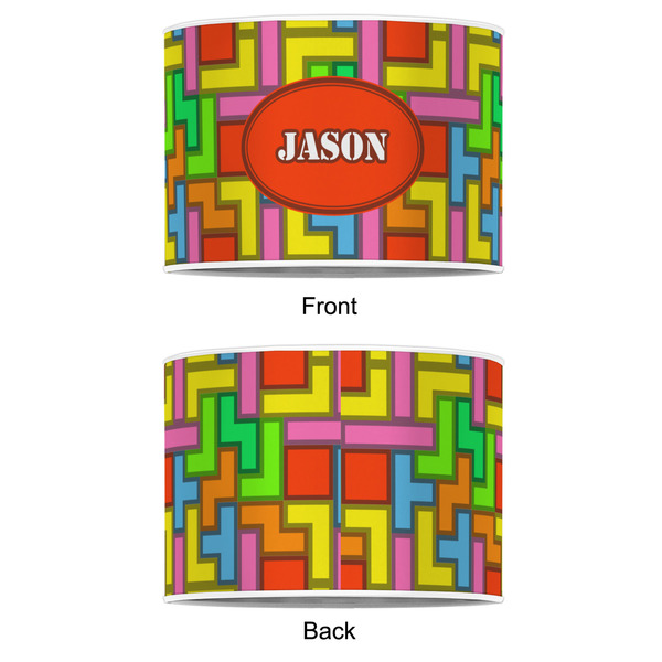 Tetromino 12" Drum Lampshade - APPROVAL (Poly Film)