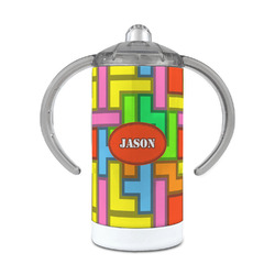 Tetromino 12 oz Stainless Steel Sippy Cup (Personalized)