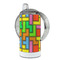 Tetromino 12 oz Stainless Steel Sippy Cups - FULL (back angle)