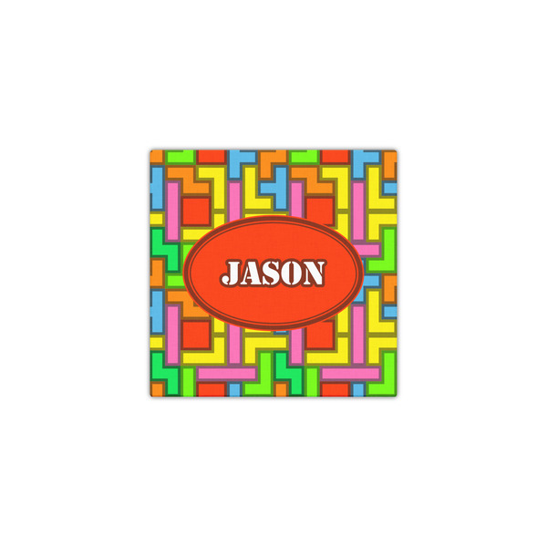 Tetromino 12x12 - Canvas Print - Front View