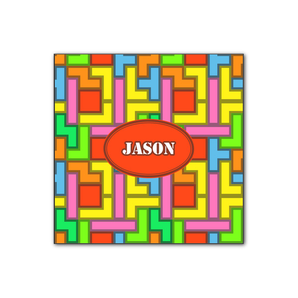 Custom Tetromino Wood Print - 12x12 (Personalized)