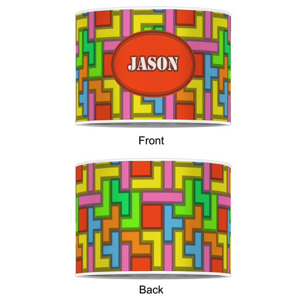 Tetromino 16" Drum Lampshade - APPROVAL (Poly Film)