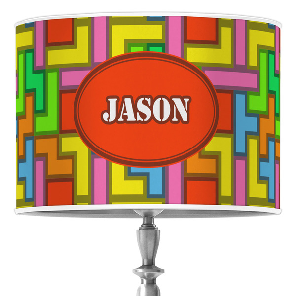 Custom Tetromino Drum Lamp Shade (Personalized)