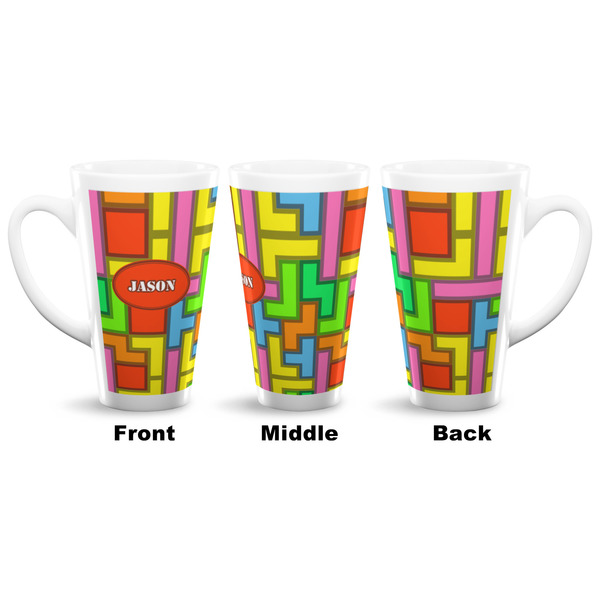 Tetromino 16 Oz Latte Mug - Approval