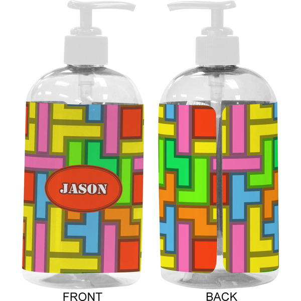 Tetromino 16 oz Plastic Liquid Dispenser- Approval- White