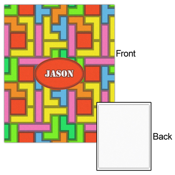 Tetromino 16x20 - Matte Poster - Front & Back