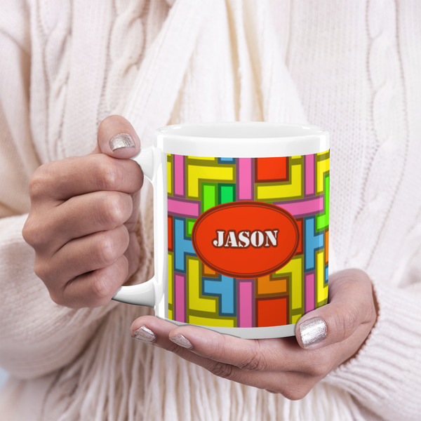 Tetromino 20oz Coffee Mug - LIFESTYLE