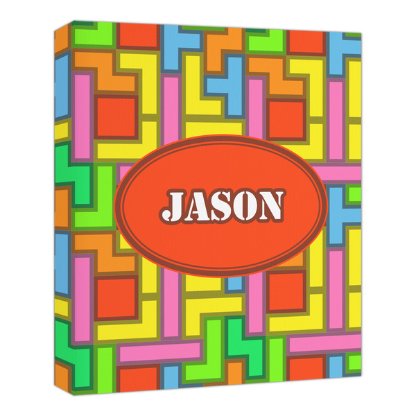 Custom Tetromino Canvas Print - 20x24 (Personalized)