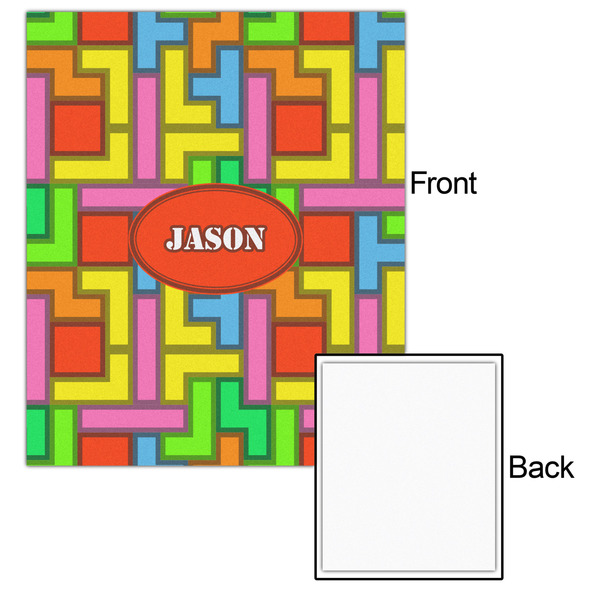 Tetromino 20x24 - Matte Poster - Front & Back