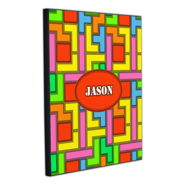 Tetromino 20x24 Wood Print - Angle View