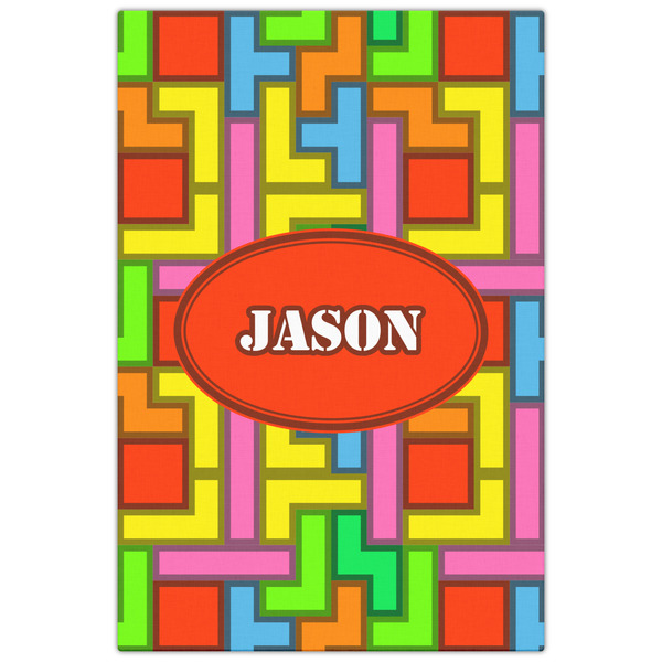 Tetromino 20x30 - Canvas Print - Front View