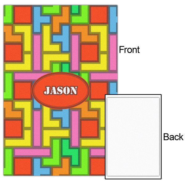 Tetromino 20x30 - Matte Poster - Front & Back