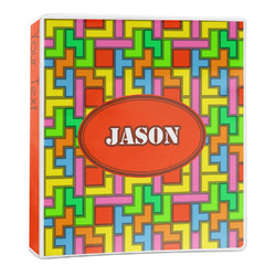 Tetromino 3-Ring Binder (Personalized)