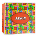 Tetromino 3-Ring Binder - 2 inch (Personalized)