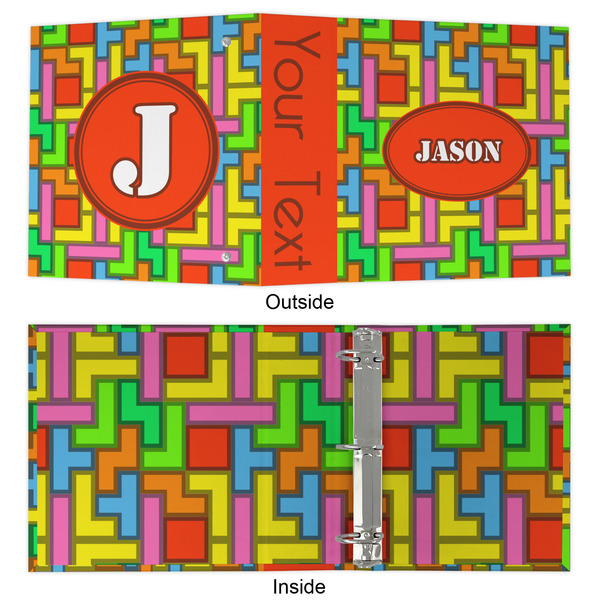 Tetromino 3 Ring Binders - Full Wrap - 2" - APPROVAL