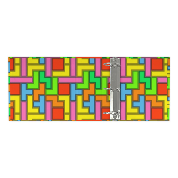 Tetromino 3 Ring Binders - Full Wrap - 3" - OPEN INSIDE