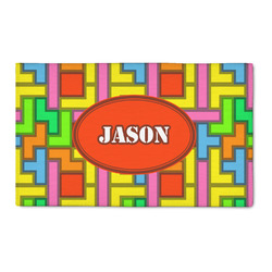 Tetromino 3' x 5' Indoor Area Rug (Personalized)
