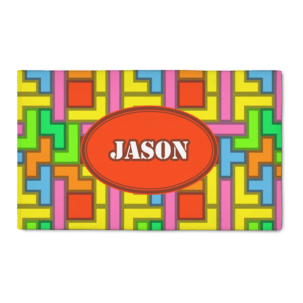Custom Tetromino 3' x 5' Indoor Area Rug (Personalized)