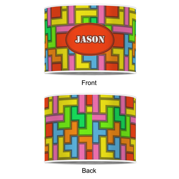 Tetromino 8" Drum Lampshade - APPROVAL (Poly Film)
